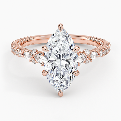 Primrose Diamond Ring - Marquise Center Stone