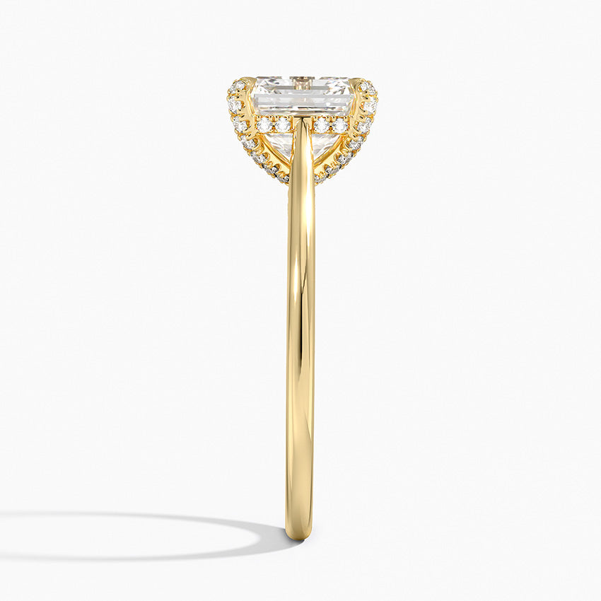Adorned Dawn Diamond Ring - Asscher Cut Center Stone
