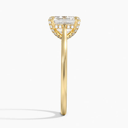 Adorned Dawn Diamond Ring - Asscher Cut Center Stone