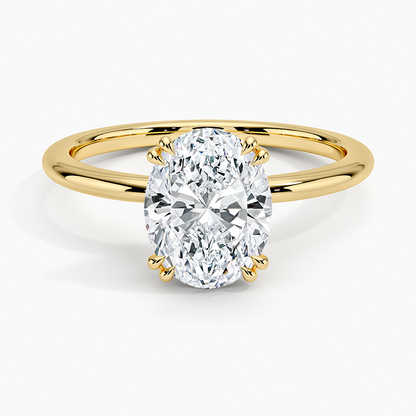 Aveline Solitaire Ring - Oval Center Stone