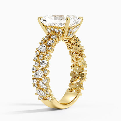 Glacé Diamond Ring (3/4 ct. tw.) - Radiant Cut Center Stone