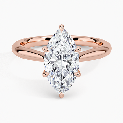 Catalina Solitaire Ring - Marquise Center Stone