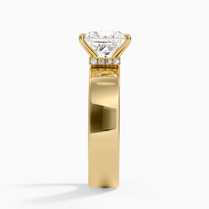 Alden Diamond Ring - Princess Cut Center Stone