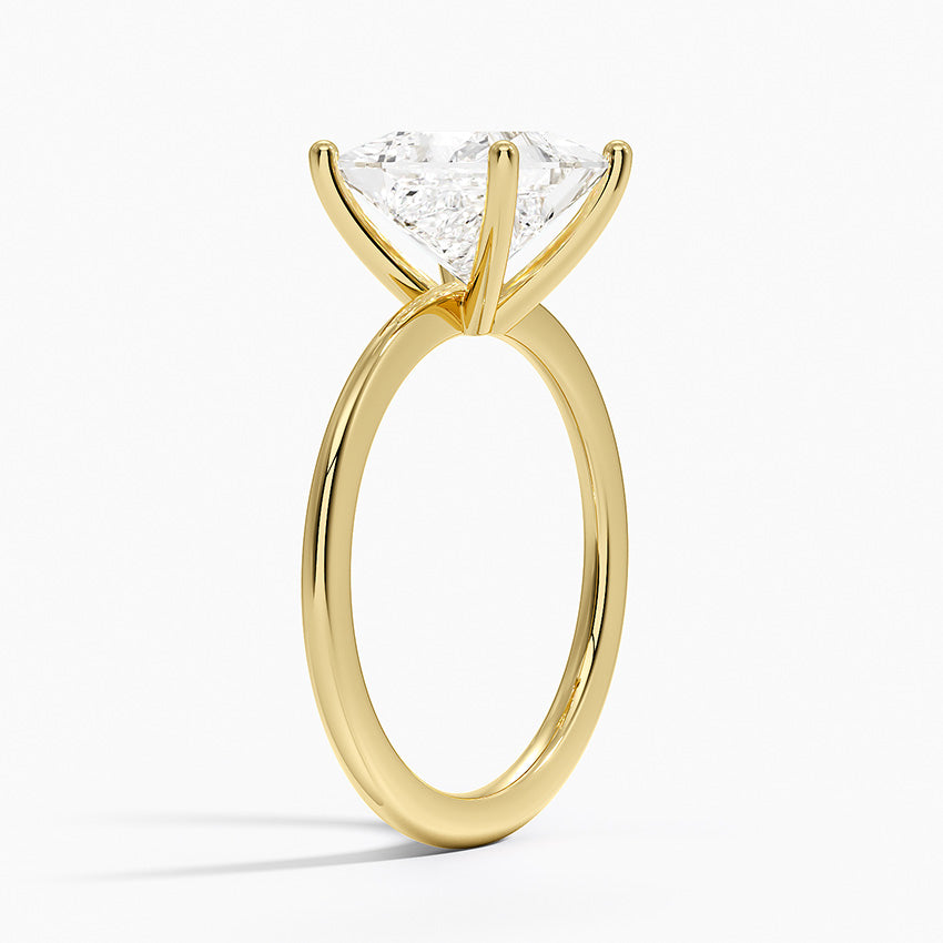 Aimee Solitaire Ring - Princess Cut Center Stone