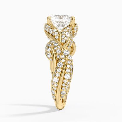 Olivia Diamond Ring (1 ct. tw.) - Cushion Cut Center Stone