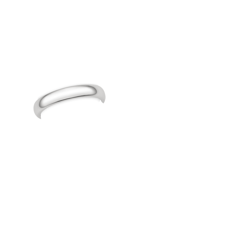 Comfort Fit 4mm Wedding Ring