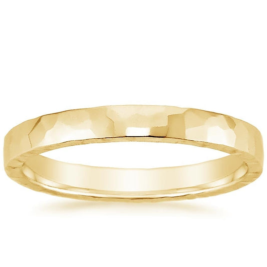 2.5mm Hammered Quattro Wedding Ring