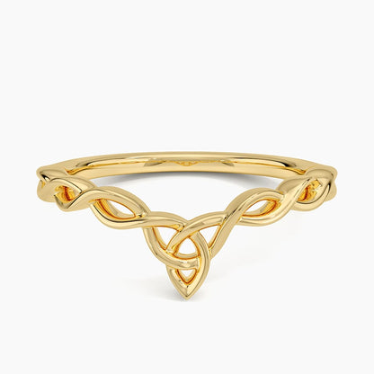 Celtic Knot Contoured Ring