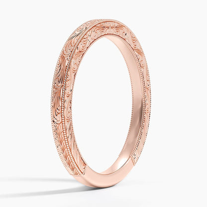 Elsie Hand Engraved Ring