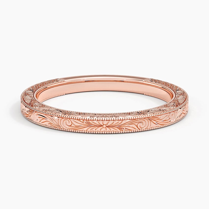 Elsie Hand Engraved Ring