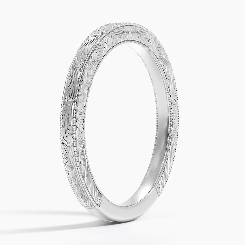 Elsie Hand Engraved Ring
