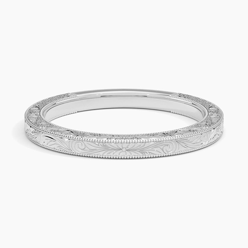 Elsie Hand Engraved Ring