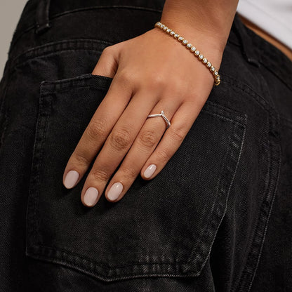 Entwined Contour Ring
