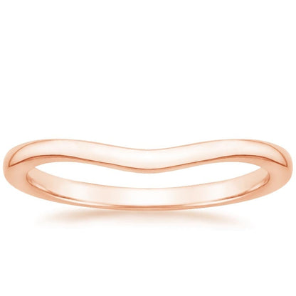 1.5mm Curved Wedding Ring