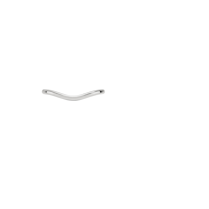 1.5mm Curved Wedding Ring