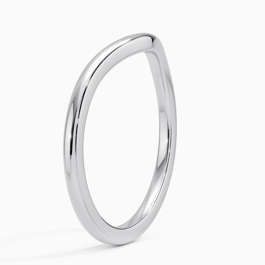 1.5mm Curved Wedding Ring