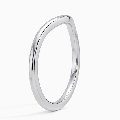 1.5mm Curved Wedding Ring
