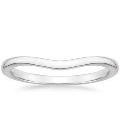 1.5mm Curved Wedding Ring