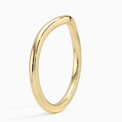 1.5mm Curved Wedding Ring