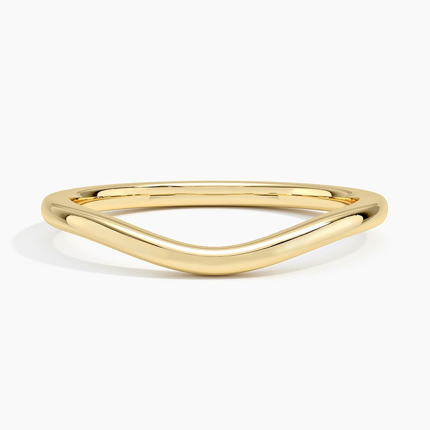 1.5mm Curved Wedding Ring