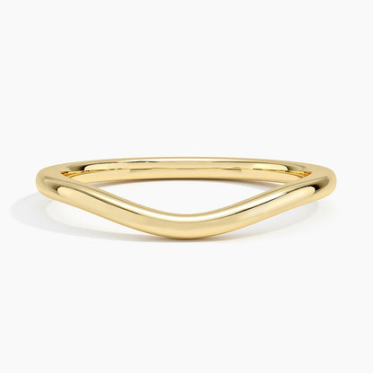 1.5mm Curved Wedding Ring