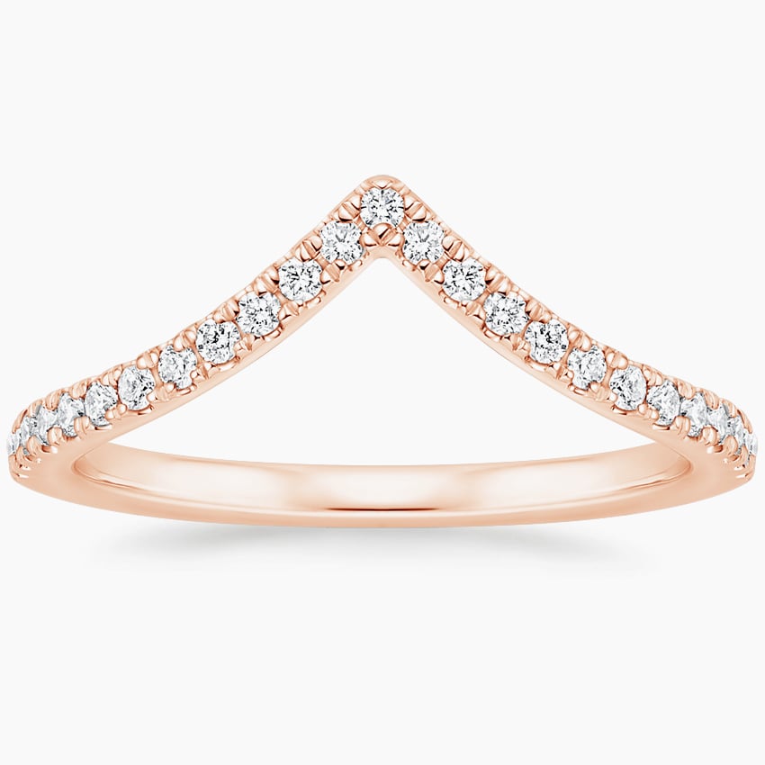 Elongated Flair Diamond Ring