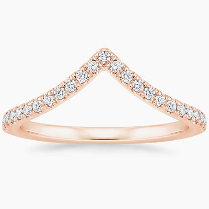 Elongated Flair Lab Diamond Ring
