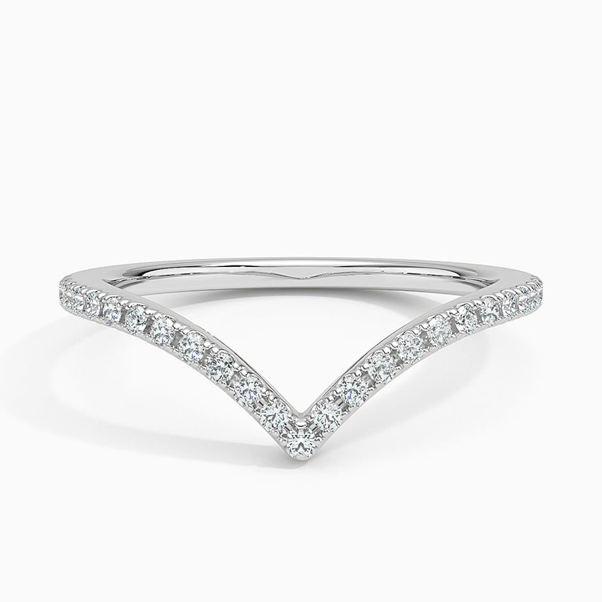 Elongated Flair Lab Diamond Ring