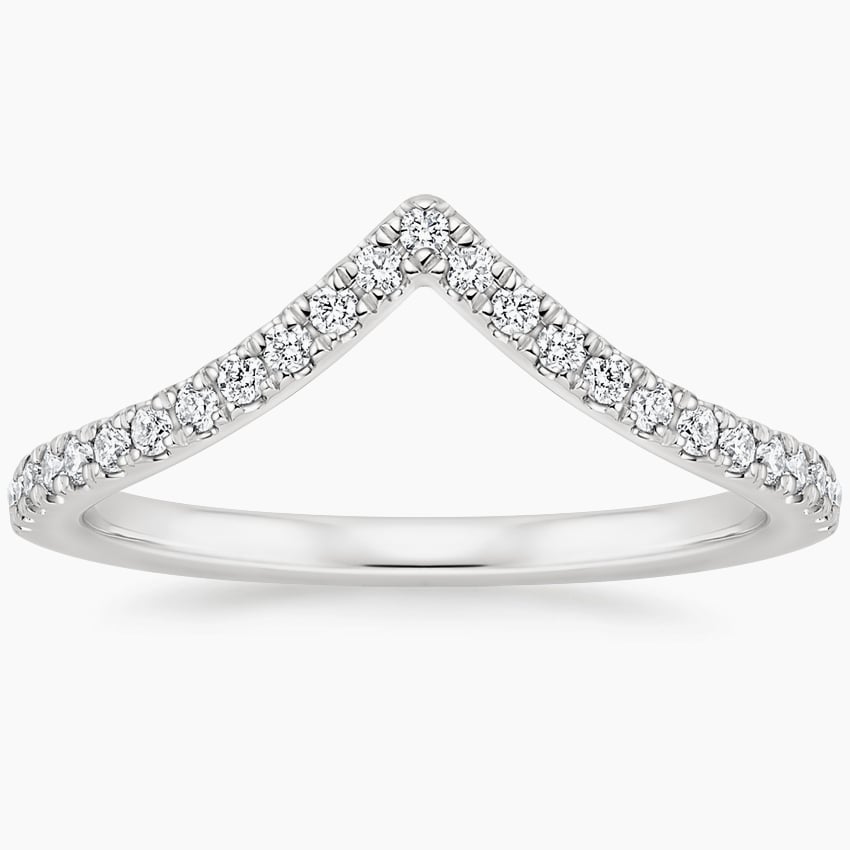 Elongated Flair Diamond Ring