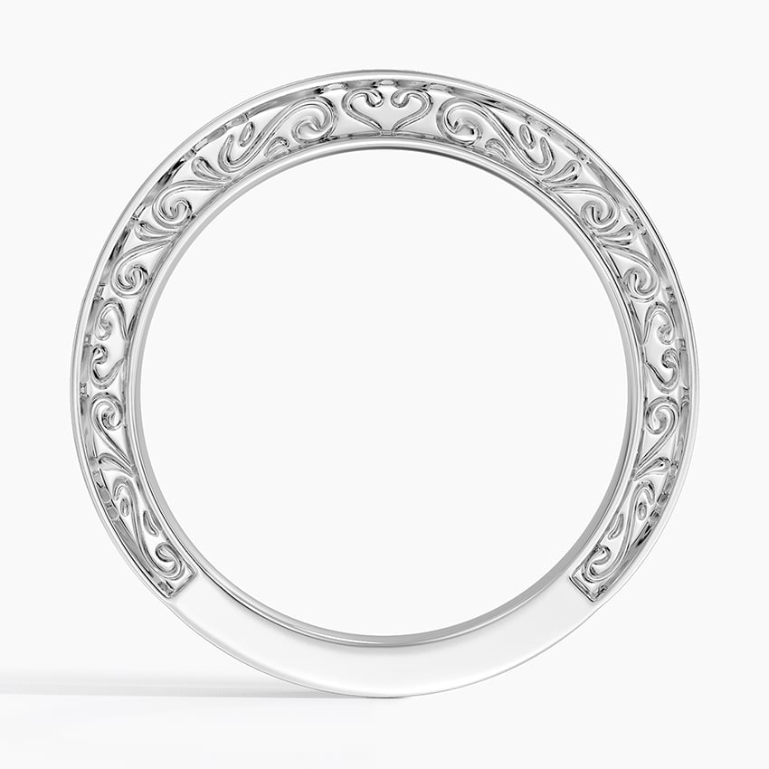 Antique Scroll Engraved Diamond Ring (1/15 ct. tw.)
