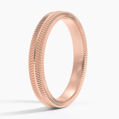 Dezi Herringbone 3mm Ring