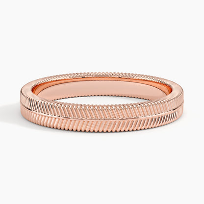 Dezi Herringbone 3mm Ring