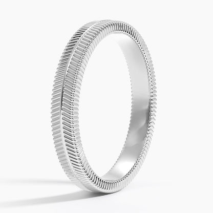 Dezi Herringbone 3mm Ring