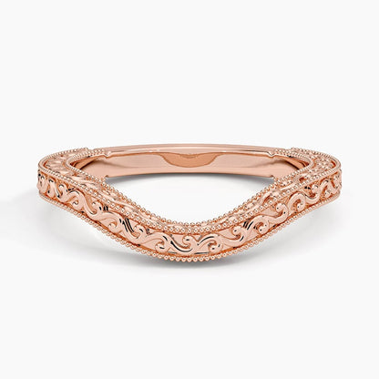 Hudson Engraved Contour Ring