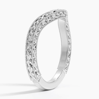 Hudson Engraved Contour Ring