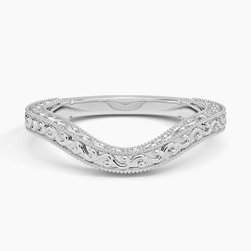 Hudson Engraved Contour Ring