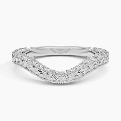 Hudson Engraved Contour Ring