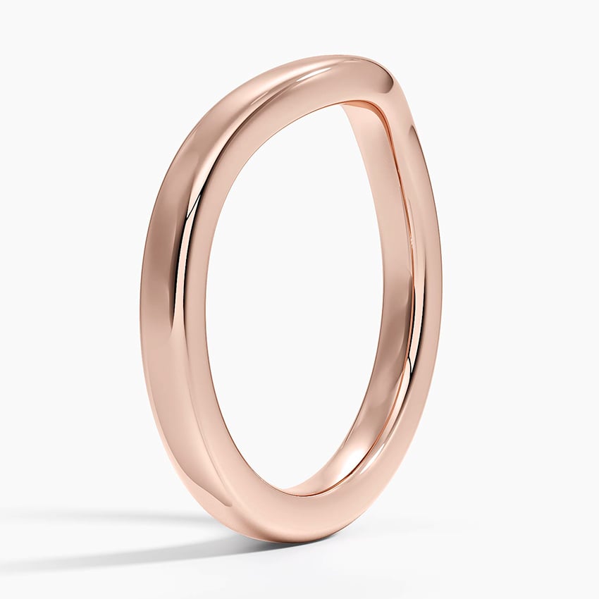 2.5mm Curved Wedding Ring