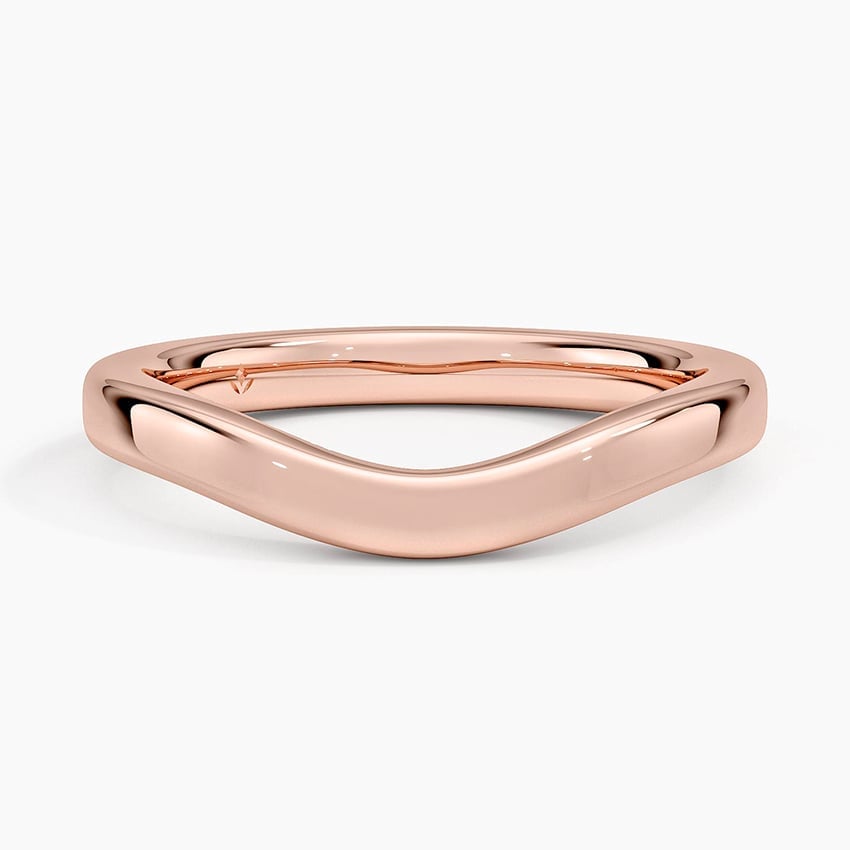 2.5mm Curved Wedding Ring