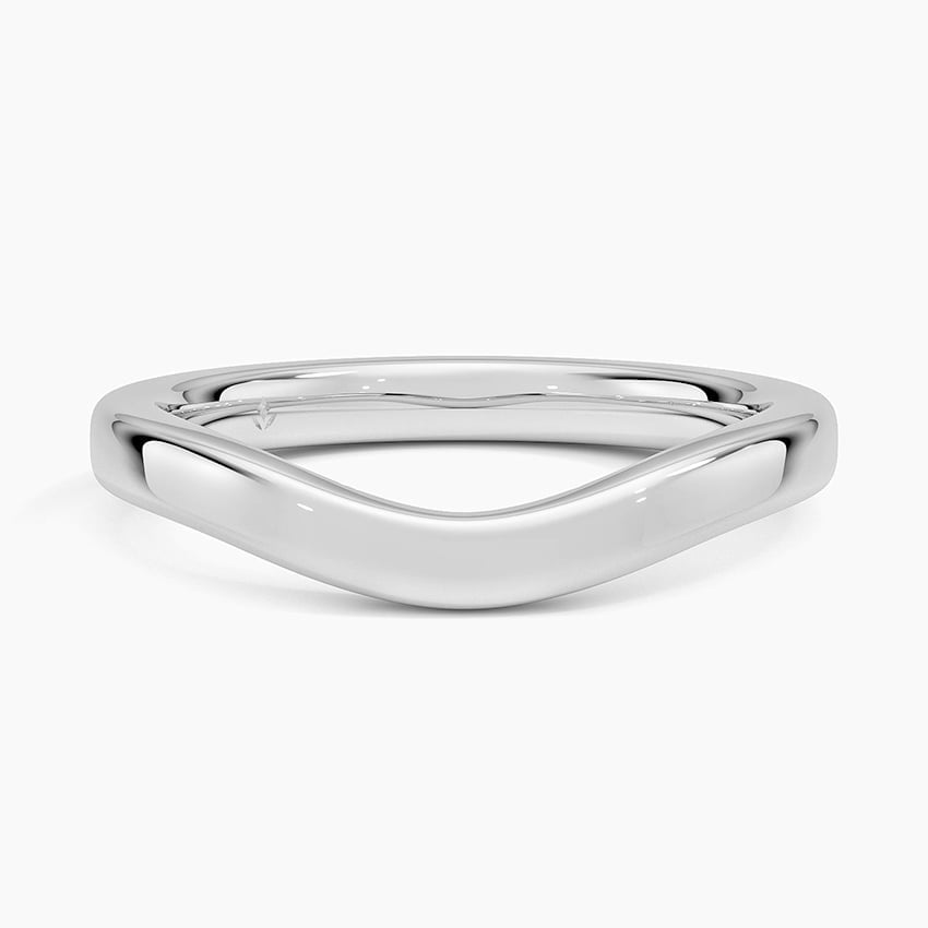 2.5mm Curved Wedding Ring