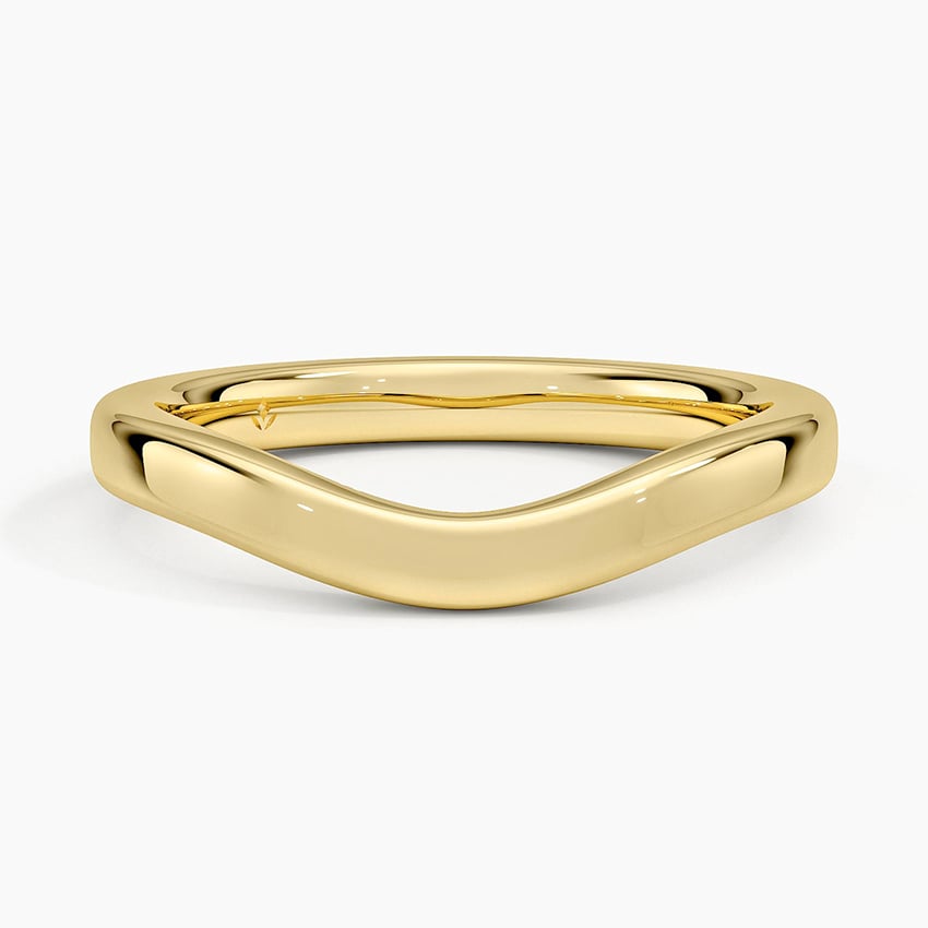 2.5mm Curved Wedding Ring