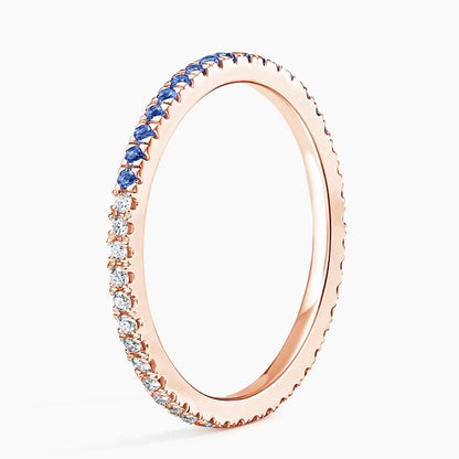Ballad Eternity Sapphire and Diamond Ring