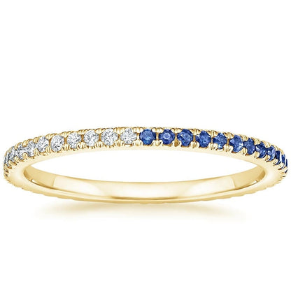 Ballad Eternity Sapphire and Diamond Ring