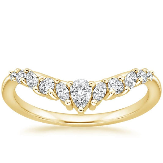 Floriana Contoured Diamond Ring