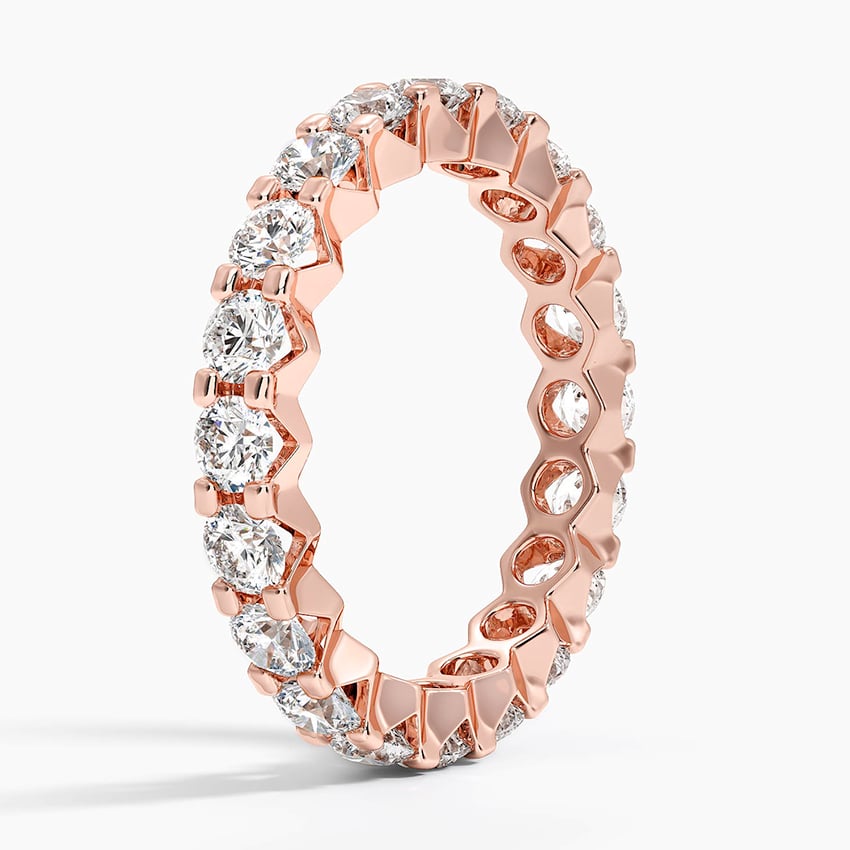 Precision-Set Eternity Lab Diamond Ring (2 ct. tw.)