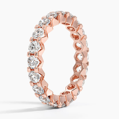 Precision-Set Eternity Lab Diamond Ring (2 ct. tw.)