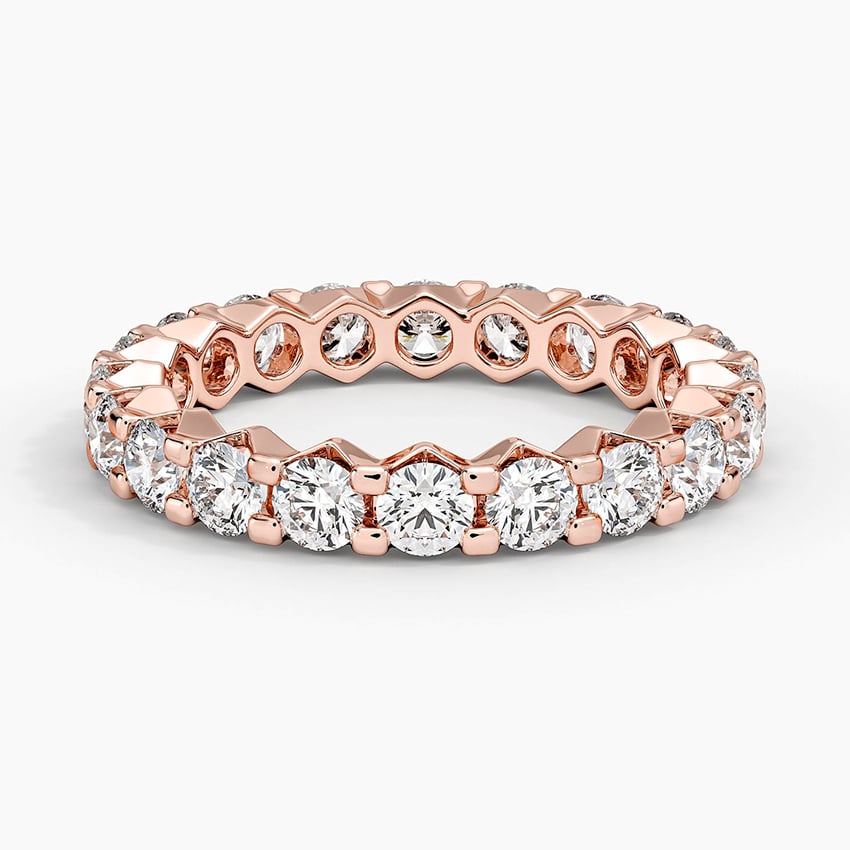 Precision-Set Eternity Lab Diamond Ring (2 ct. tw.)