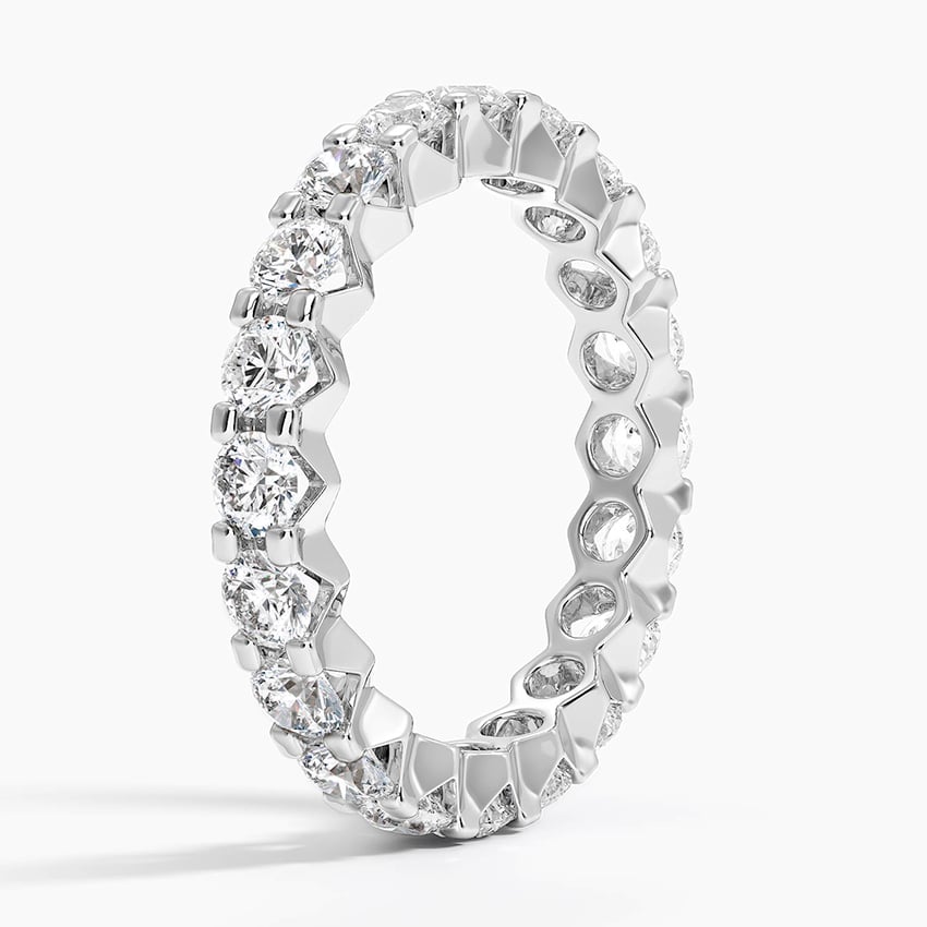 Precision-Set Eternity Lab Diamond Ring (2 ct. tw.)