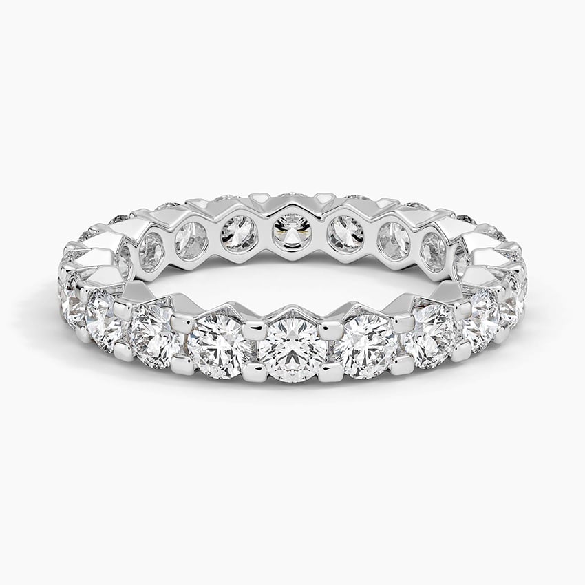 Precision-Set Eternity Lab Diamond Ring (2 ct. tw.)