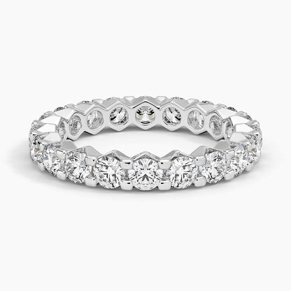 Precision-Set Eternity Lab Diamond Ring (2 ct. tw.)
